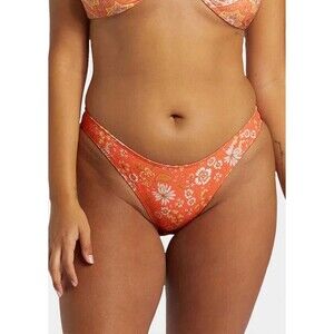Billabong Swim Women XL In Dream Space Hike Bottom Medium Coverage Coral Floral